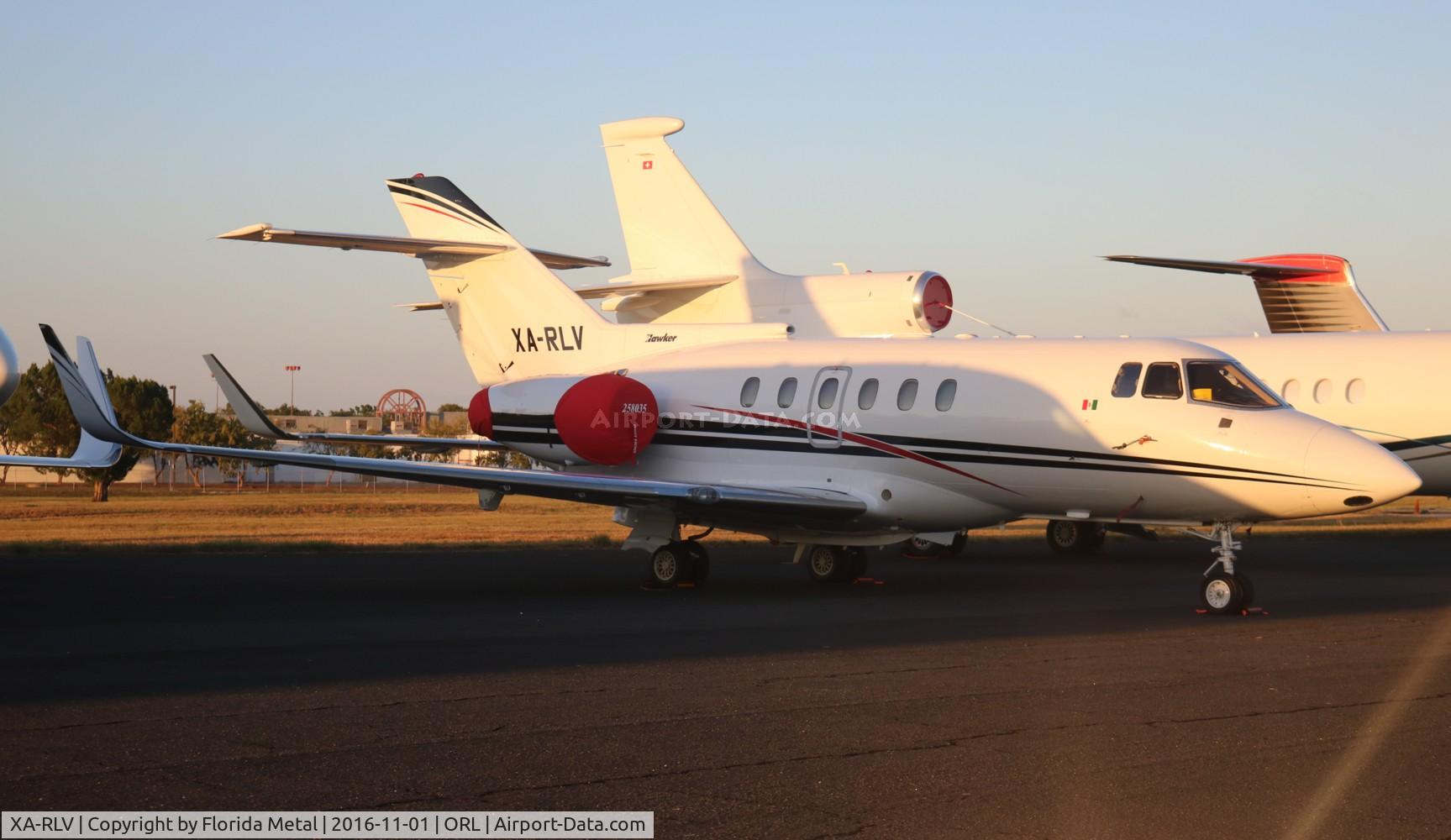 XA-RLV, 1985 British Aerospace BAe.125 Series 800A C/N 258035, Hawker 800A