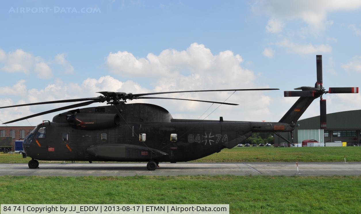 84 74, Sikorsky (VFW-Fokker) CH-53G C/N V65-072, BIG VISITOR at Nordholz Air Base