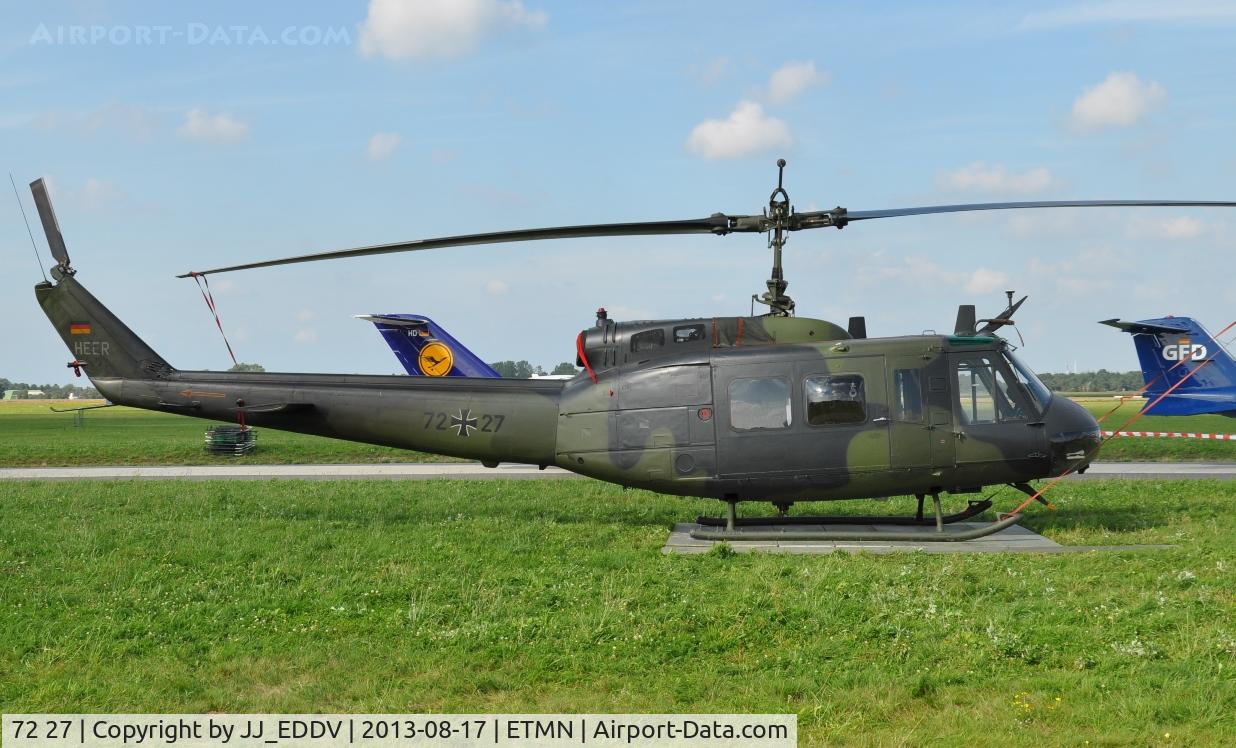 72 27, Bell (Dornier) UH-1D Iroquois (205) C/N 8347, Nice visitor at ETMN