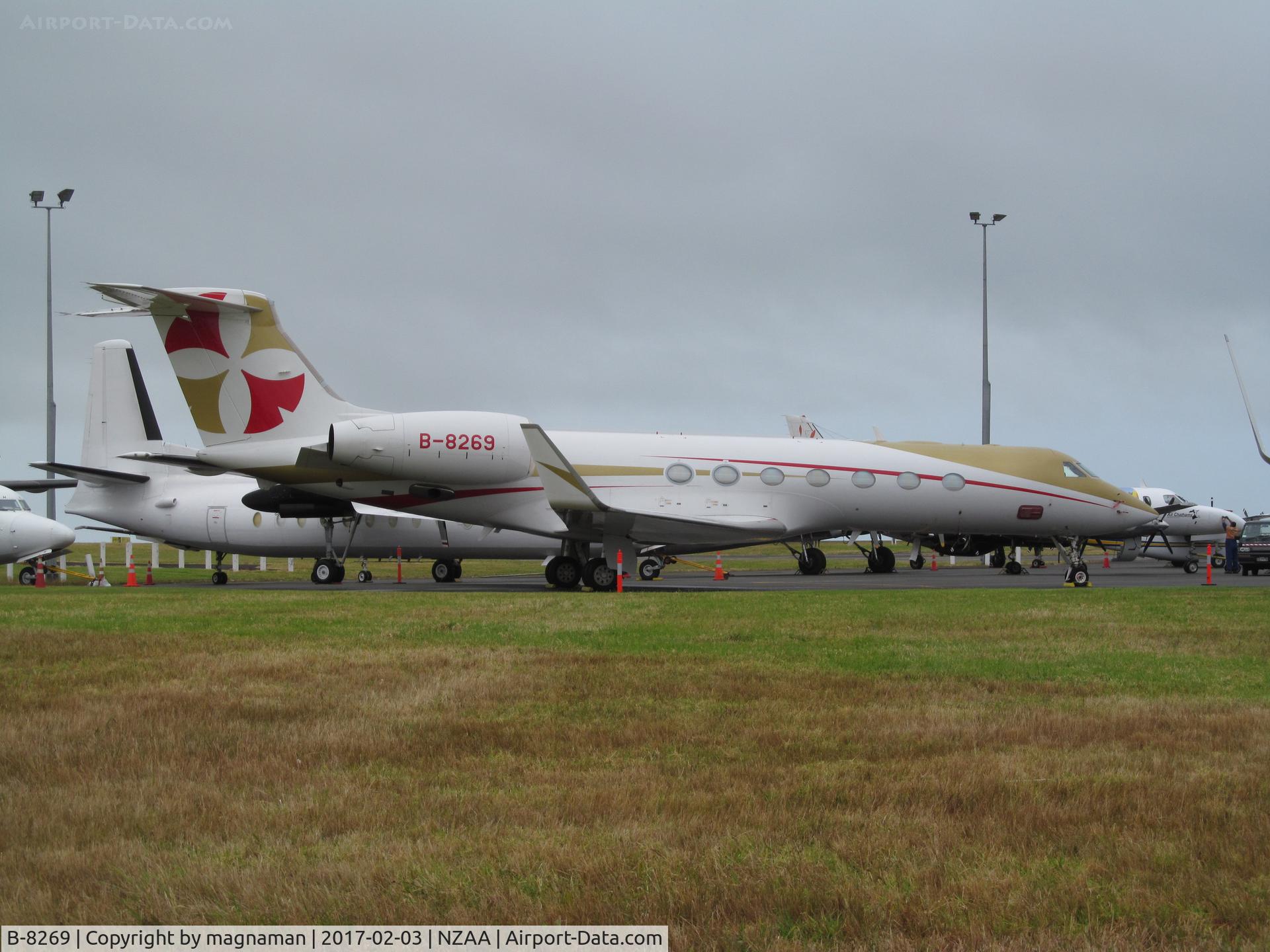 B-8269, Gulfstream Aerospace GV-SP (G550) C/N 5404, back at AKL with a bunch of other chinese