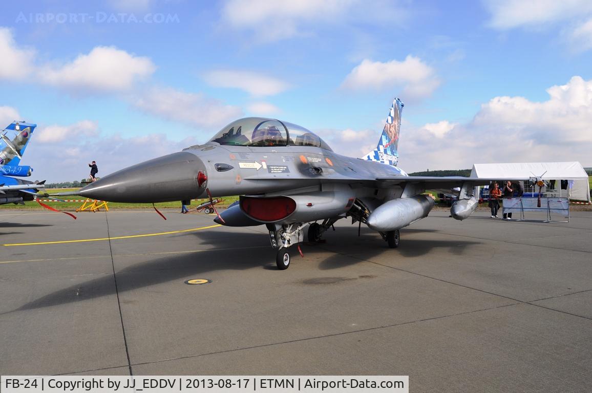 FB-24, General Dynamics F-16BM Fighting Falcon C/N 6J-24, F-16 Belgian Air Force