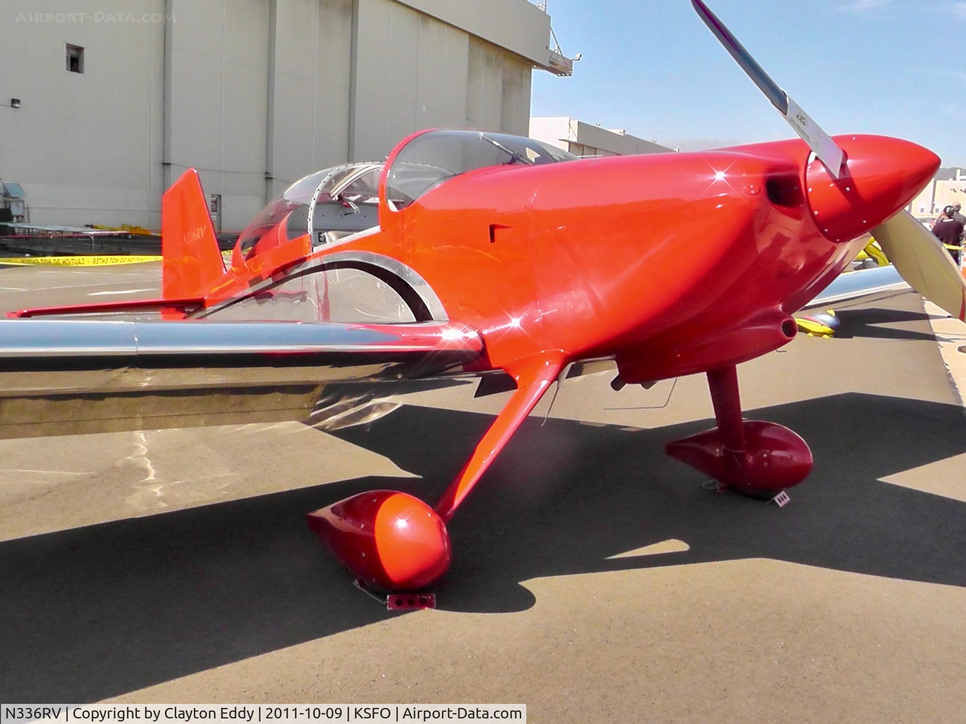 N336RV, 2001 Vans RV-6 C/N 60199, United Airlines Family Day 2011. SFO.