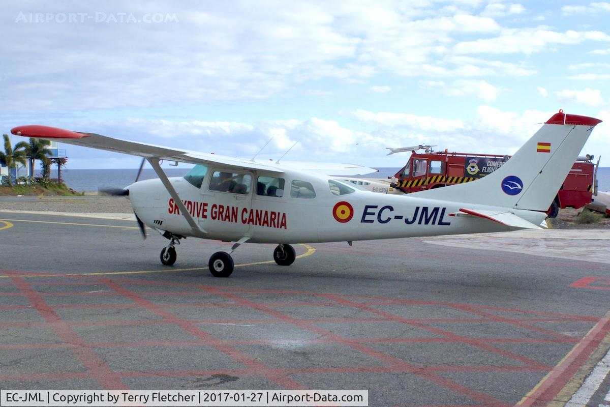 EC-JML, Cessna U206G Stationair C/N U20605368, At Aeroclub San Augustin on Gran Canaria