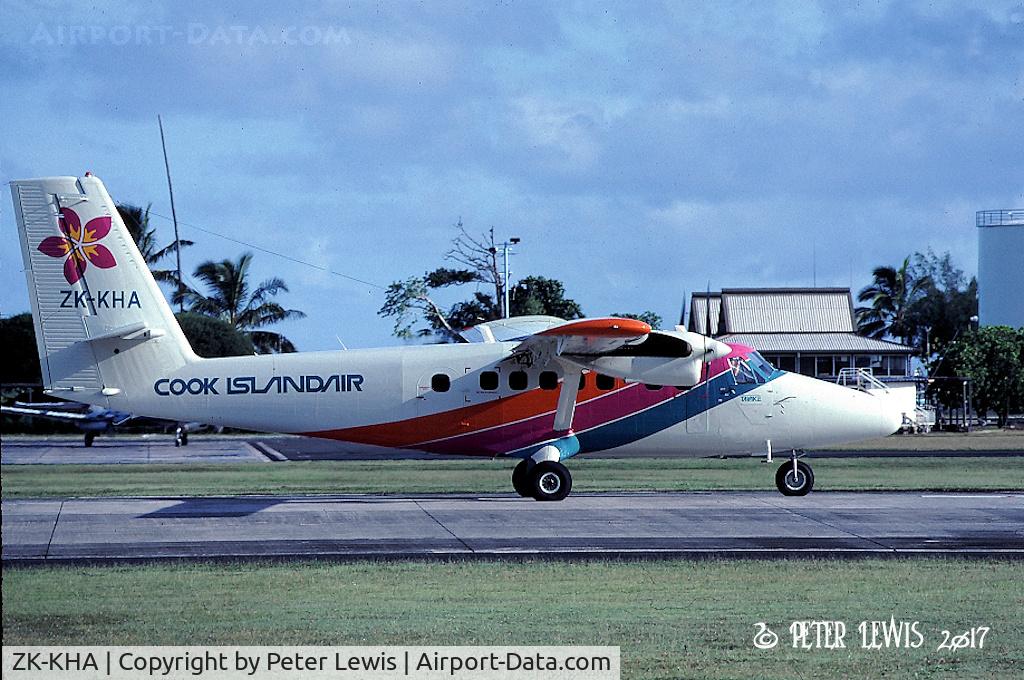 ZK-KHA, 1979 De Havilland Canada DHC-6-310 Twin Otter C/N 629, Cook Island Airways Ltd., Rarotonga