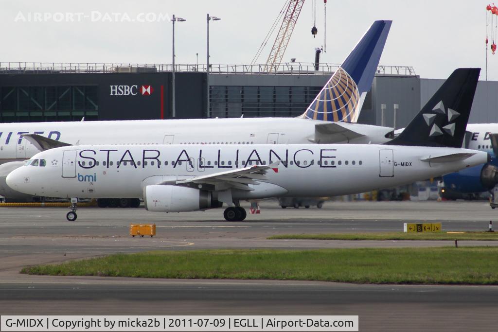 G-MIDX, 2000 Airbus A320-232 C/N 1177, Taxiing. Scrapped in January 2023