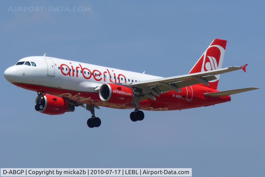 D-ABGP, 2008 Airbus A319-112 C/N 3728, Landing