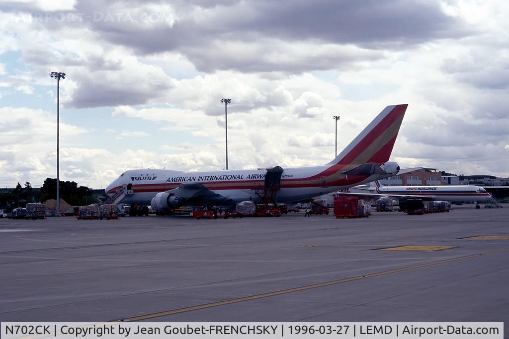N702CK, 1971 Boeing 747-146 C/N 20332, American International Airways / Kalitta Air (withdrawn from use)