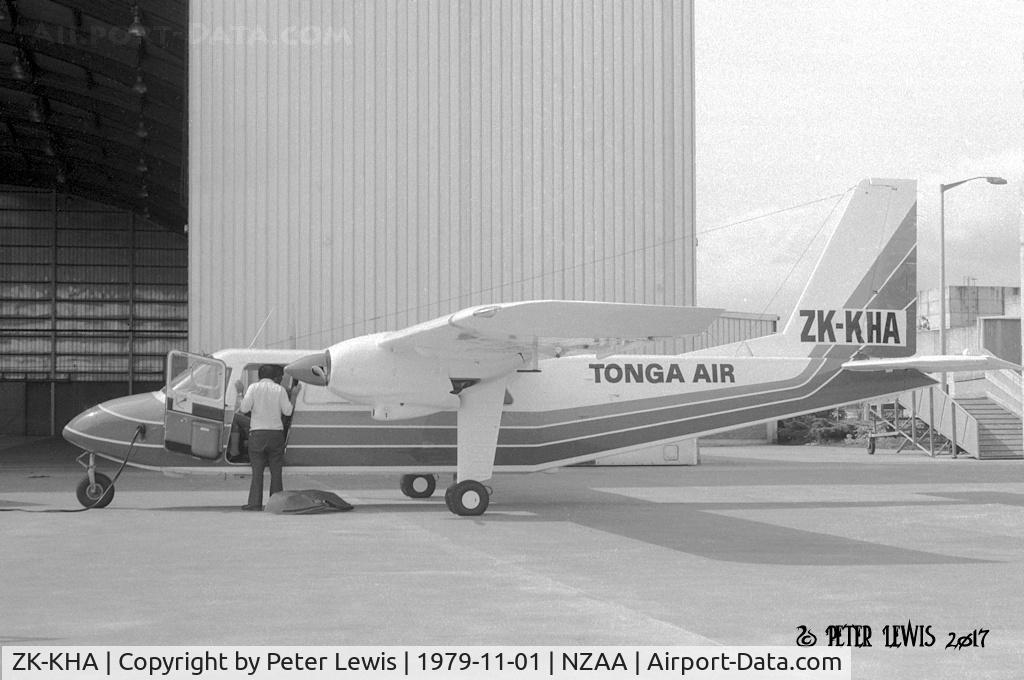 ZK-KHA, 1972 Britten-Norman BN-2A-3 Islander C/N 661, Friendly Islands Airways Ltd., Nuku'alofa