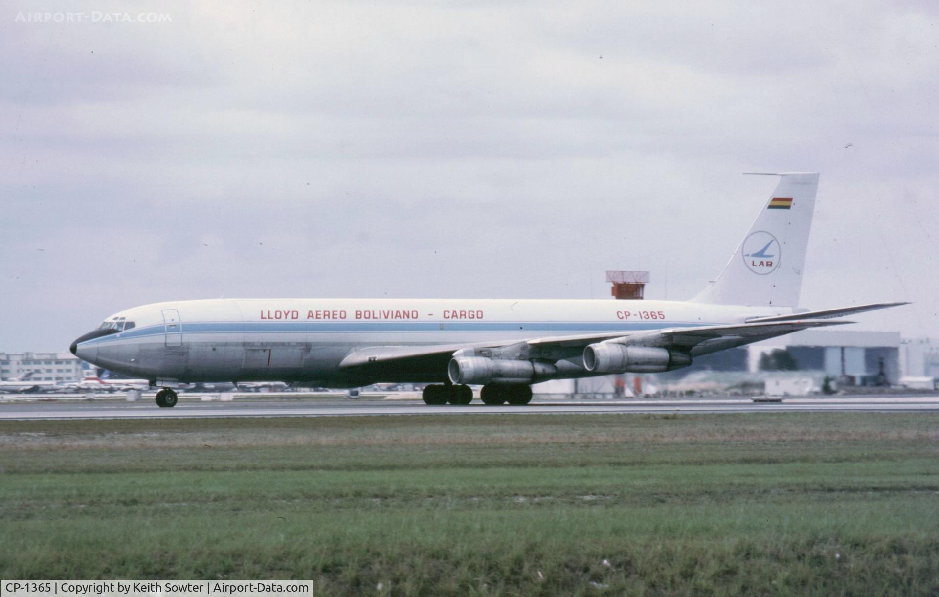 CP-1365, 1963 Boeing 707-323C C/N 18692, Miami 1982