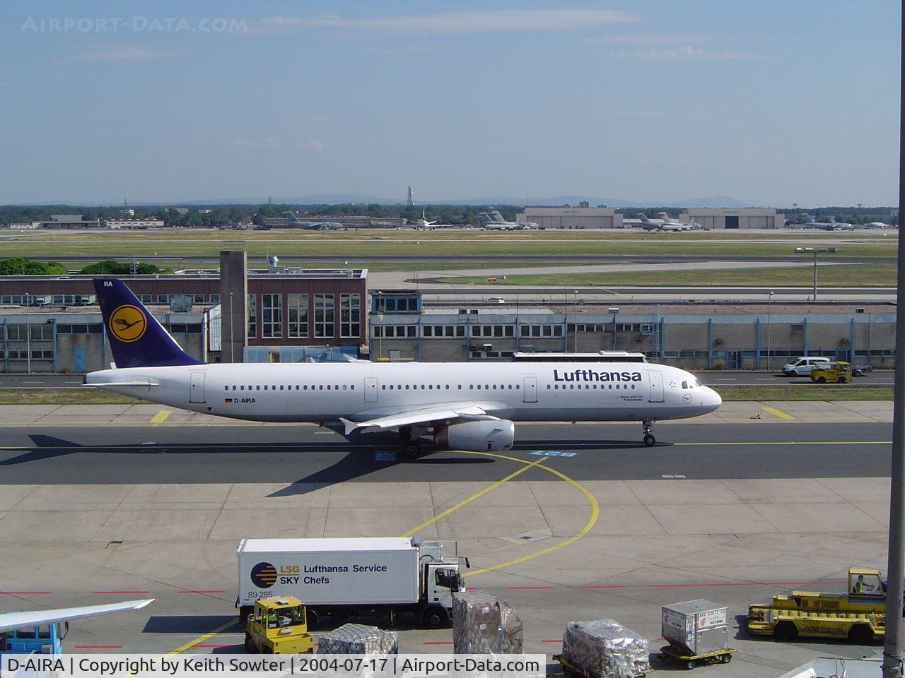 D-AIRA, 1993 Airbus A321-131 C/N 0458, Frankfurt