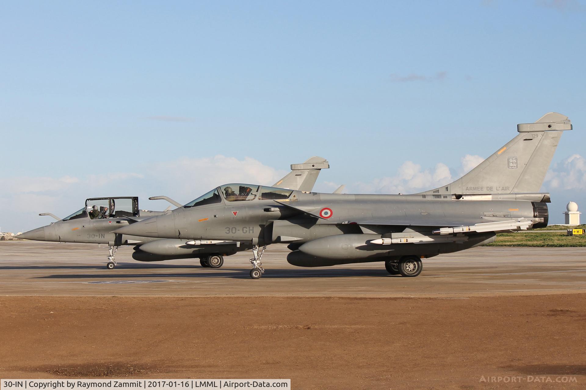 30-IN, Dassault Rafale C C/N 110, Dassault Rafale 110/30-IN and 129/30-GH French Air Force