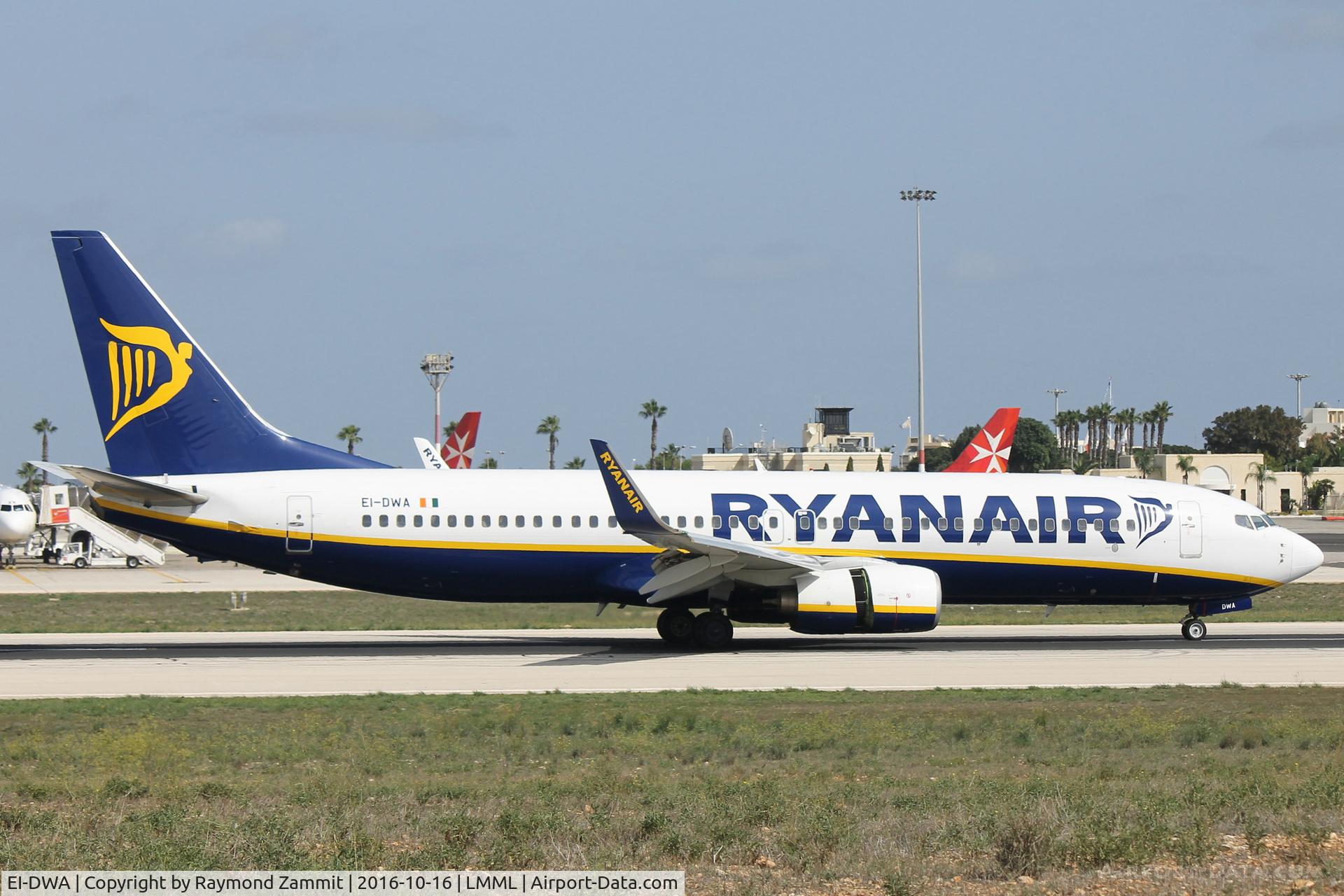 EI-DWA, 2007 Boeing 737-8AS C/N 33617, B737-800 EI-DWA Ryanair