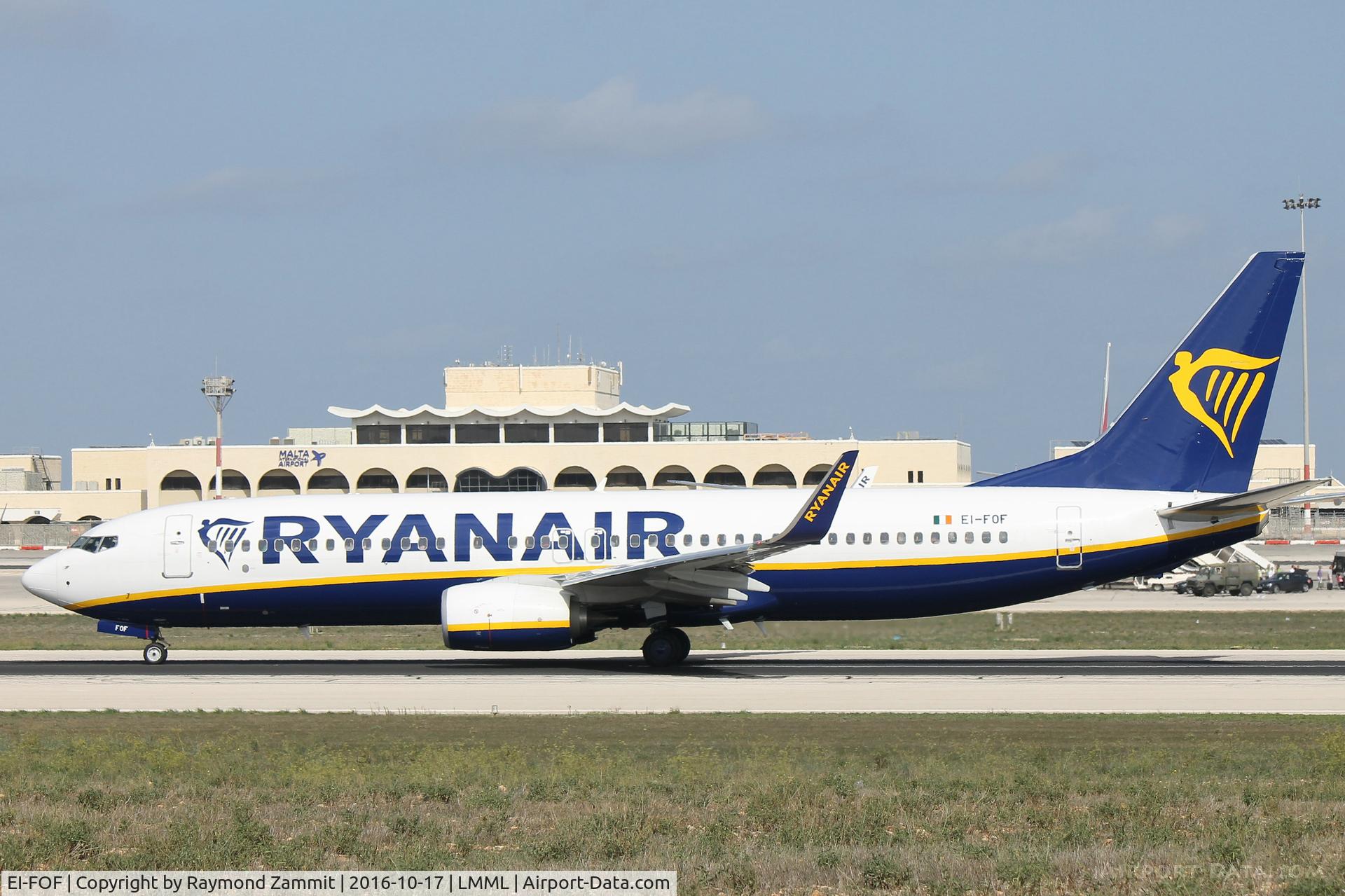 EI-FOF, 2016 Boeing 737-8AS C/N 44716, B737-800 EI-FOF Ryanair