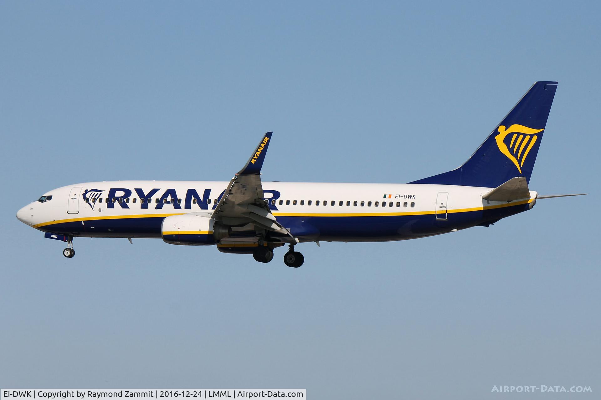 EI-DWK, 2007 Boeing 737-8AS C/N 36078, B737-880 EI-DWK Ryanair