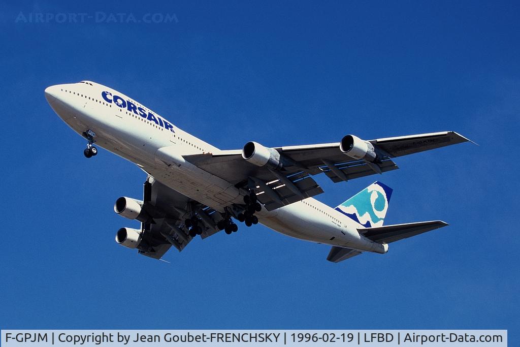 F-GPJM, 1971 Boeing 747-206B C/N 20427, Corsair International	 (b/u CHR 4/25/02)