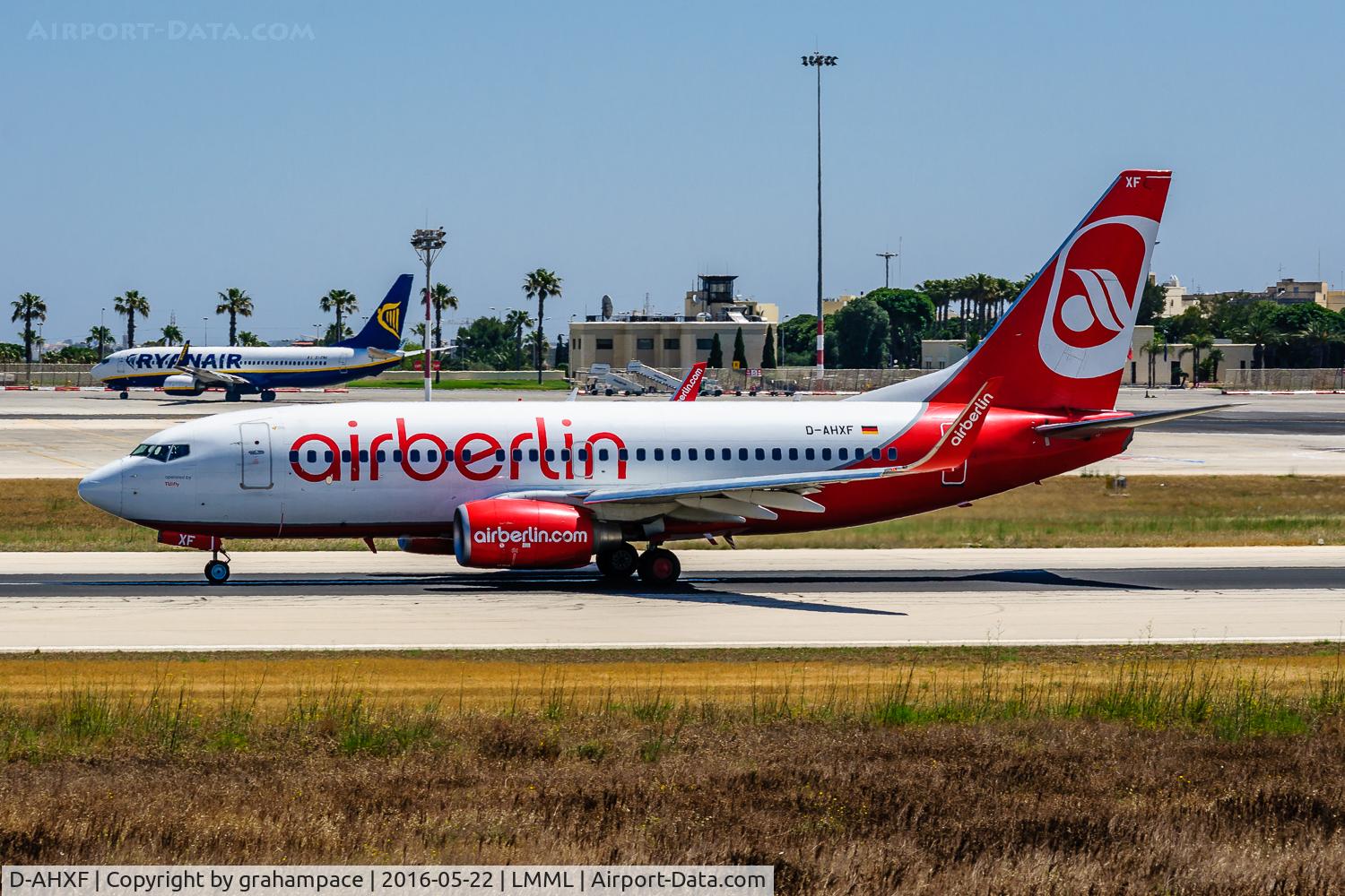 D-AHXF, 2007 Boeing 737-7K5 C/N 35136, AIR BERLIN AT MALTA