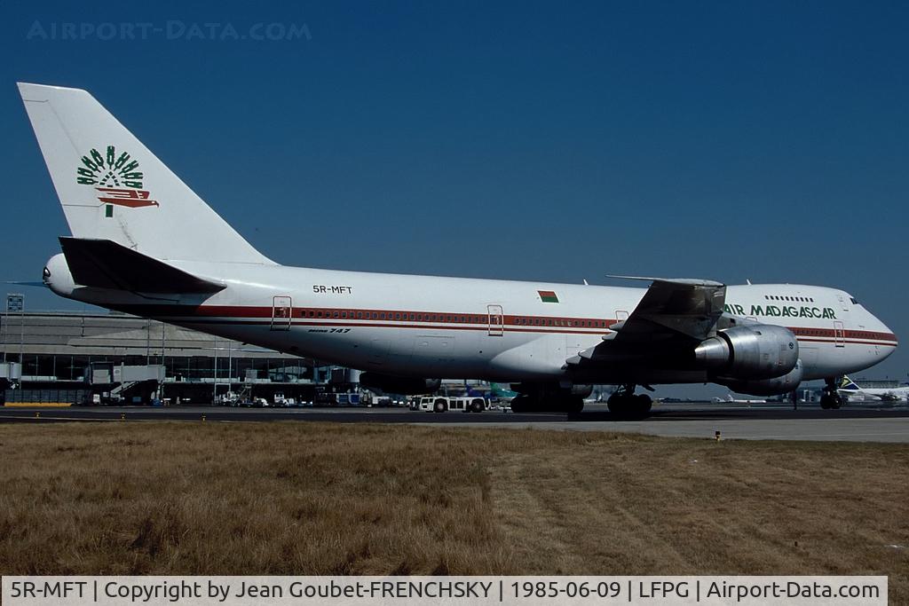 5R-MFT, 1979 Boeing 747-2B2B C/N 21614, Air Madagascar departure at CDG T1