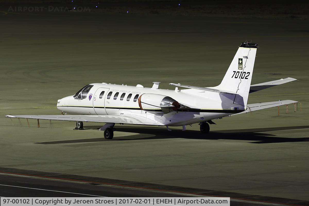 97-00102, 1997 Cessna 560 Citation UC-35A C/N 560-0456, EINDHOVEN