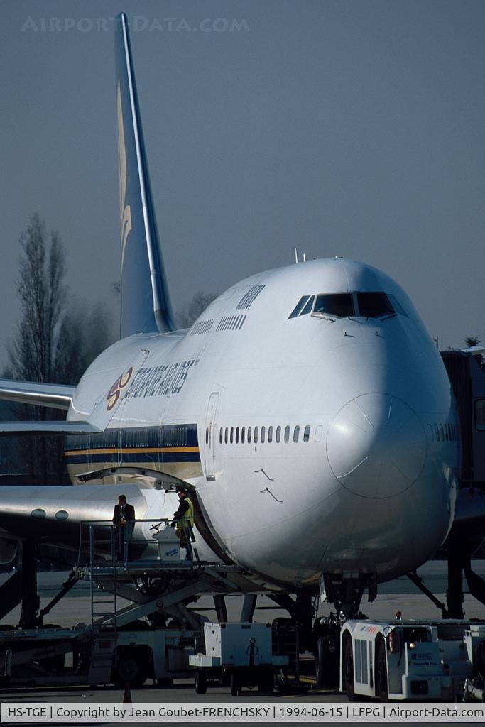 HS-TGE, Boeing 747-3D7 C/N 23722, 