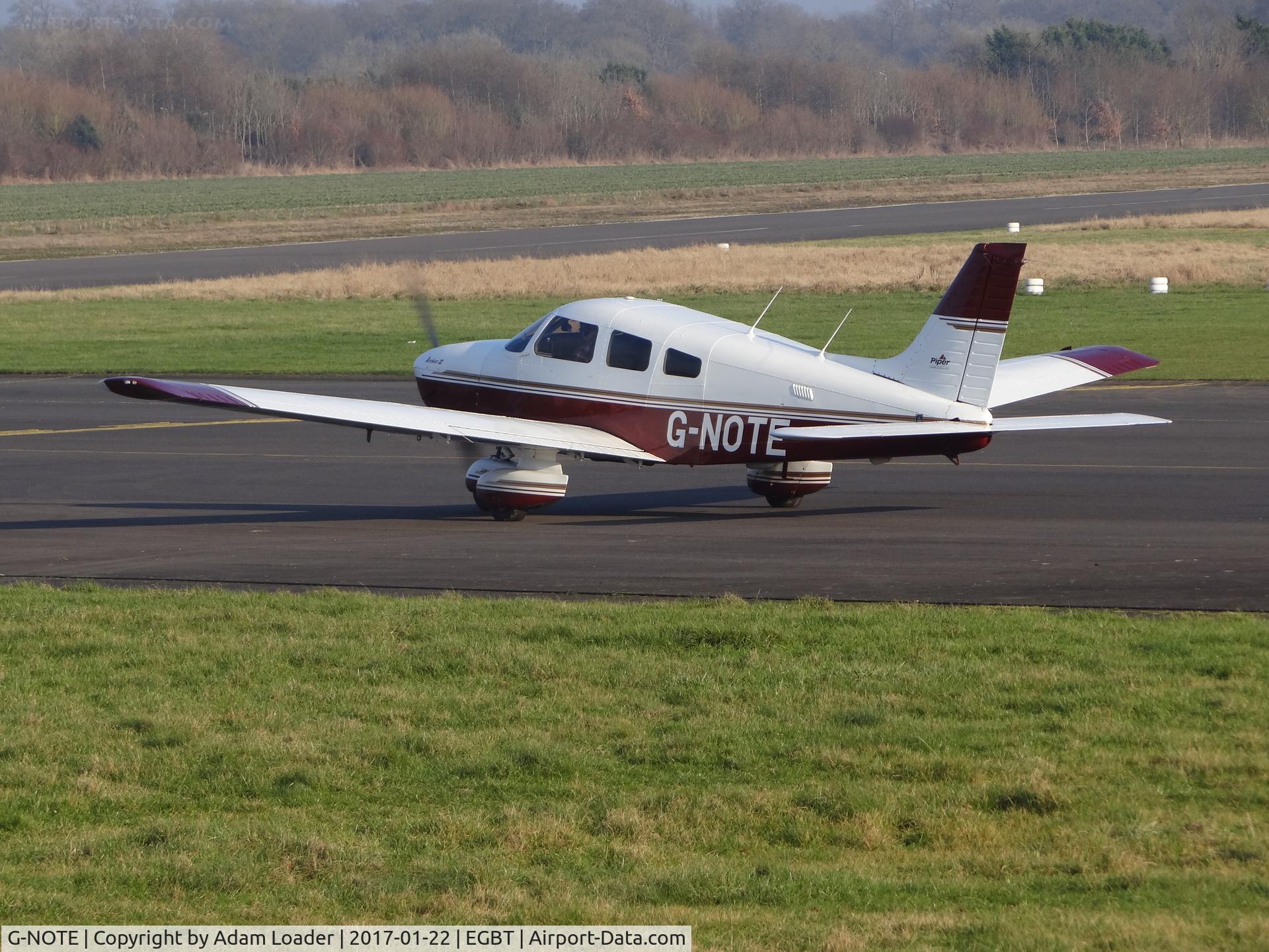 G-NOTE, 1997 Piper PA-28-181 Cherokee Archer III C/N 2843082, G-NOTE
