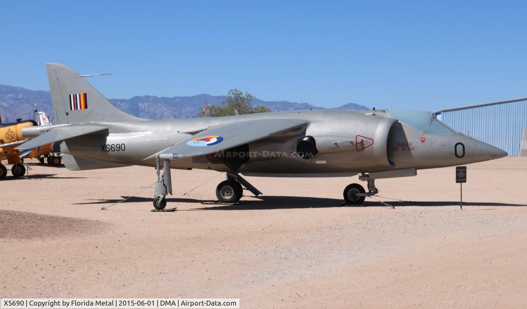 XS690, 1964 Hawker Siddeley XV-6A Kestrel C/N Not found XS690/64-18264, XV-6A