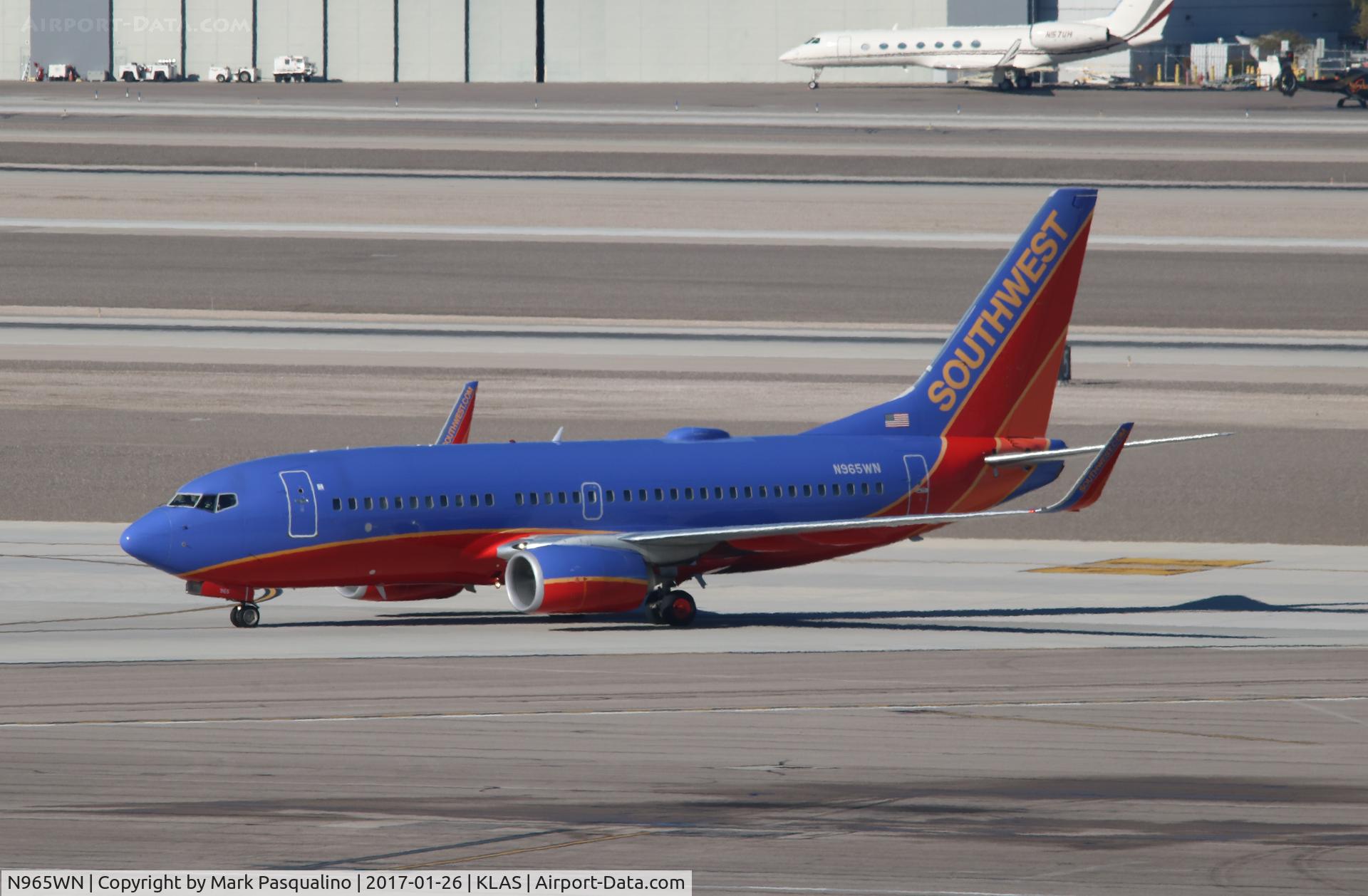 N965WN, 2011 Boeing 737-7H4 C/N 36677, Boeing 737-700