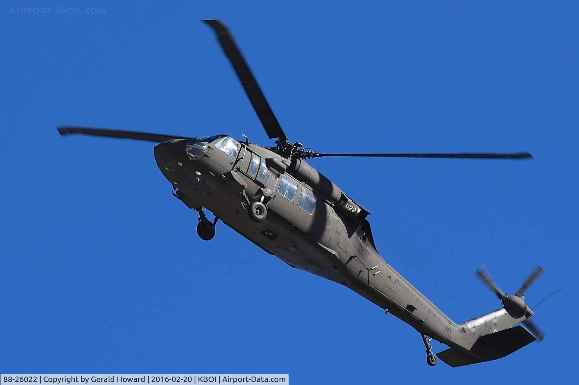 88-26022, 1988 Sikorsky UH-60A Black Hawk C/N 70.1230, 1-183rd AVN BN, Idaho Army National Guard