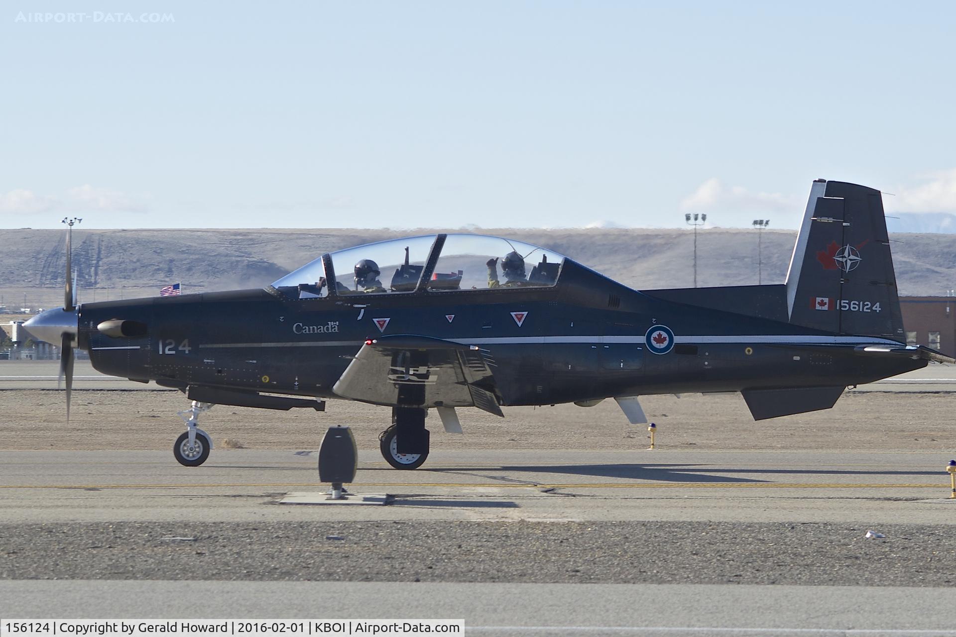 156124, 2000 Raytheon CT-156 Harvard II C/N PF-24, Taxi on Alpha.  No.2 CFFTS, Moose Jaw, Saskatchewan, Canada.