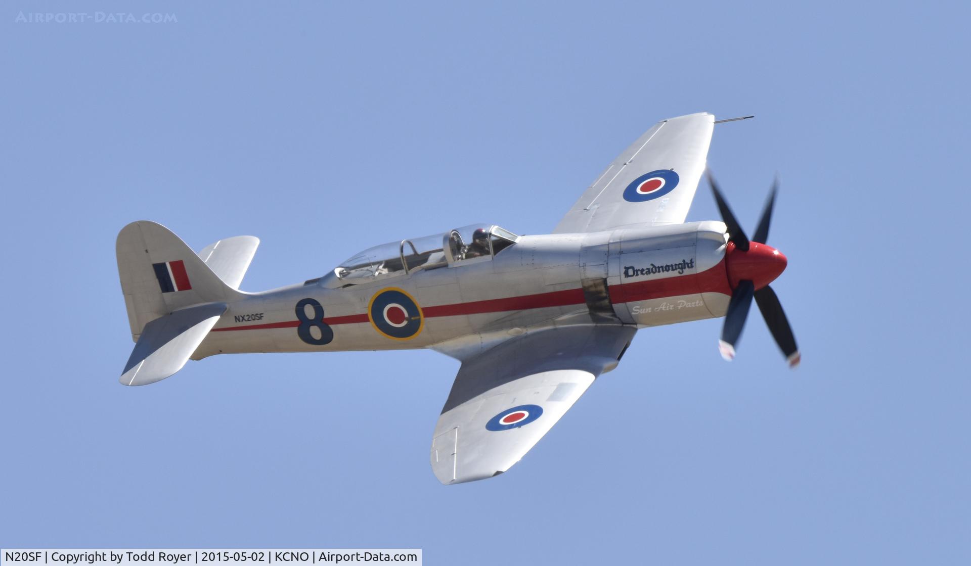 N20SF, 1956 Hawker Sea Fury T.20 C/N ES.9505, Planes of Fame Airshow