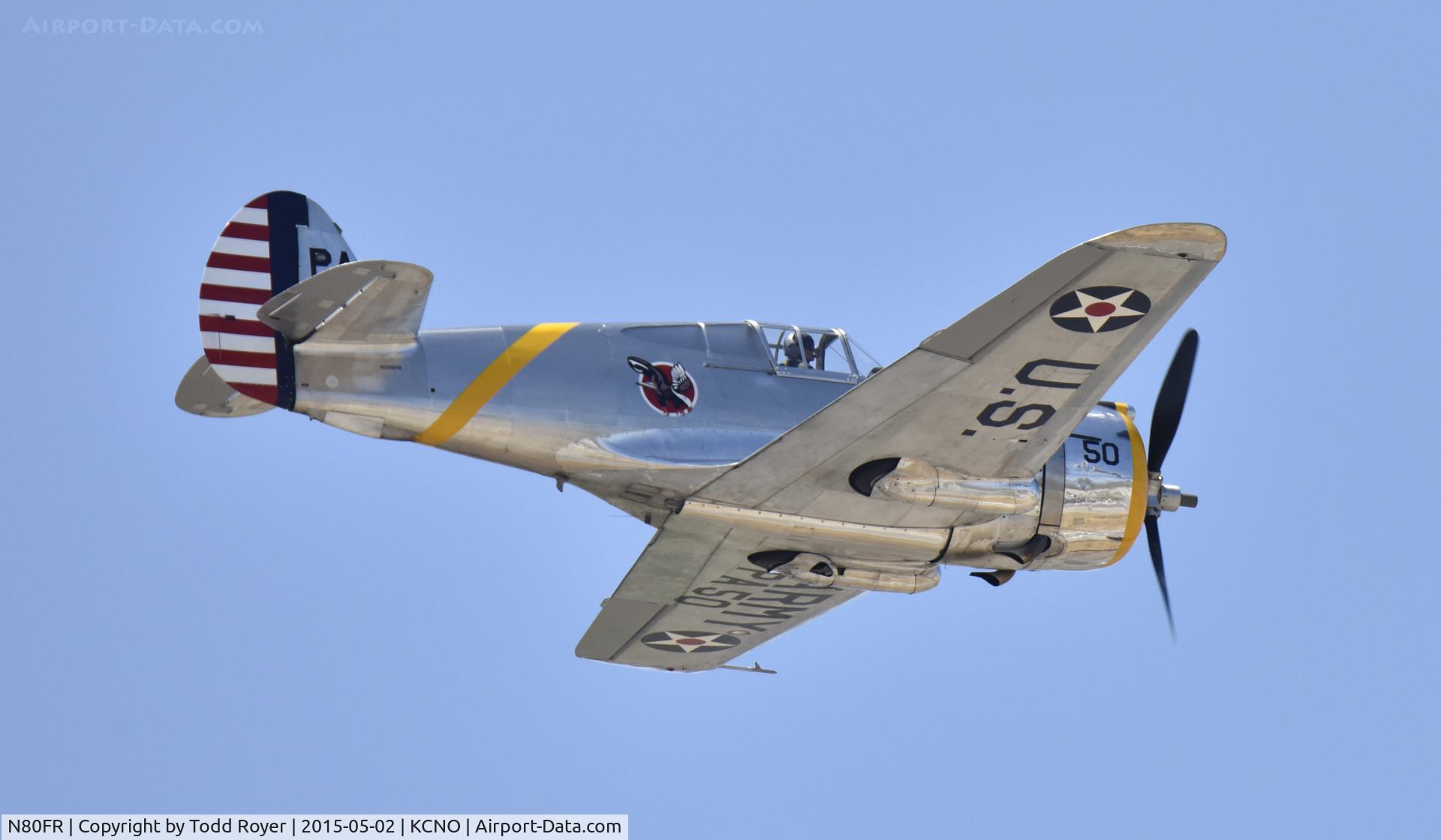 N80FR, 1939 Curtiss P-36C Hawk C/N 38-210, Planes of Fame Airshow
