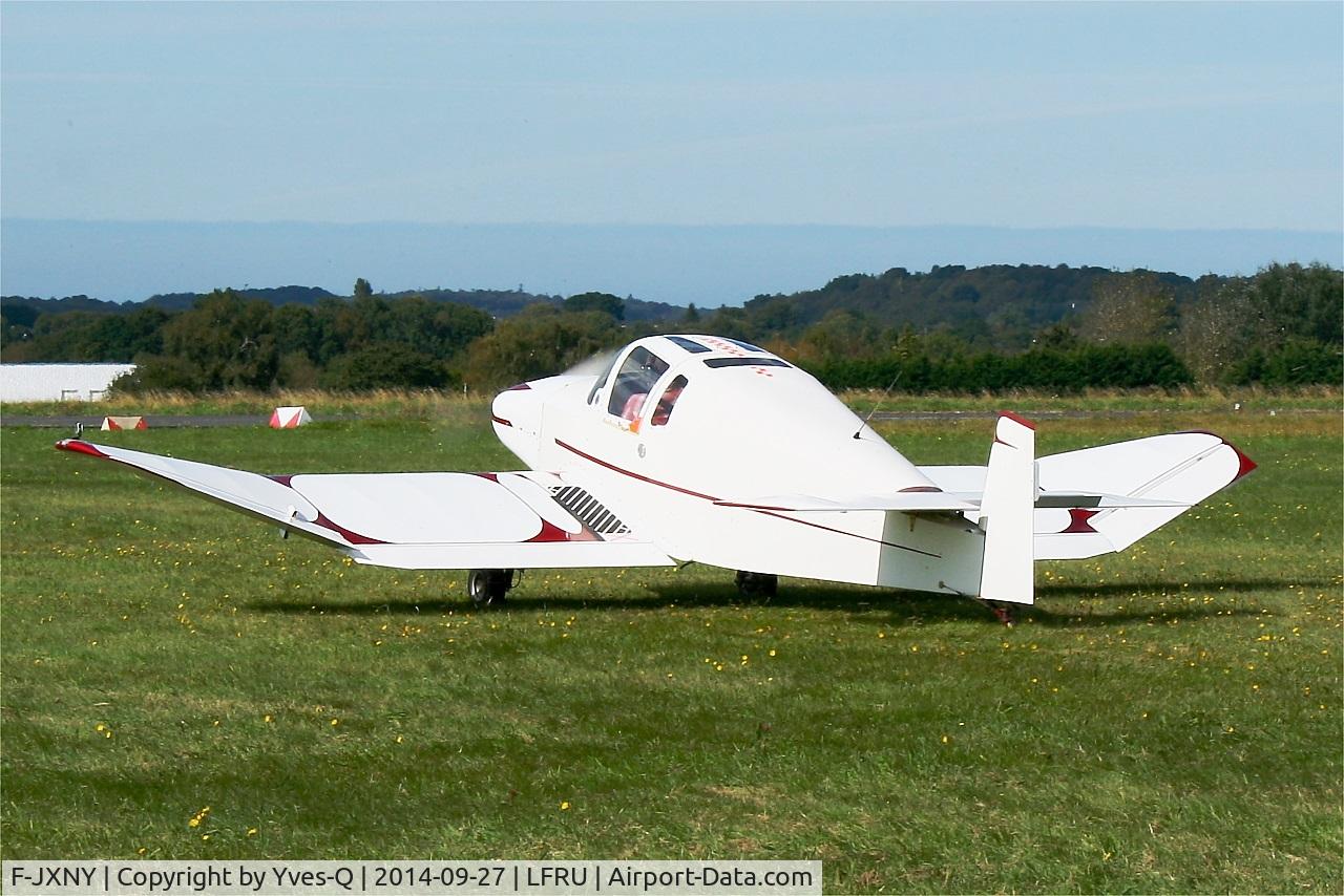 F-JXNY, Jodel D.185 C/N 81-GY, Jodel D-185Jodel D-185, Taxiing, Morlaix-Ploujean airport (LFRU-MXN) air show 2014