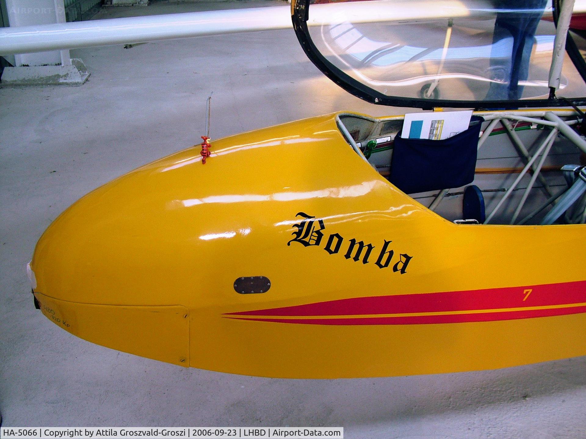 HA-5066, 1963 Schleicher Ka-7 Rhonadler C/N 7069, Börgönd Airport, Hungary