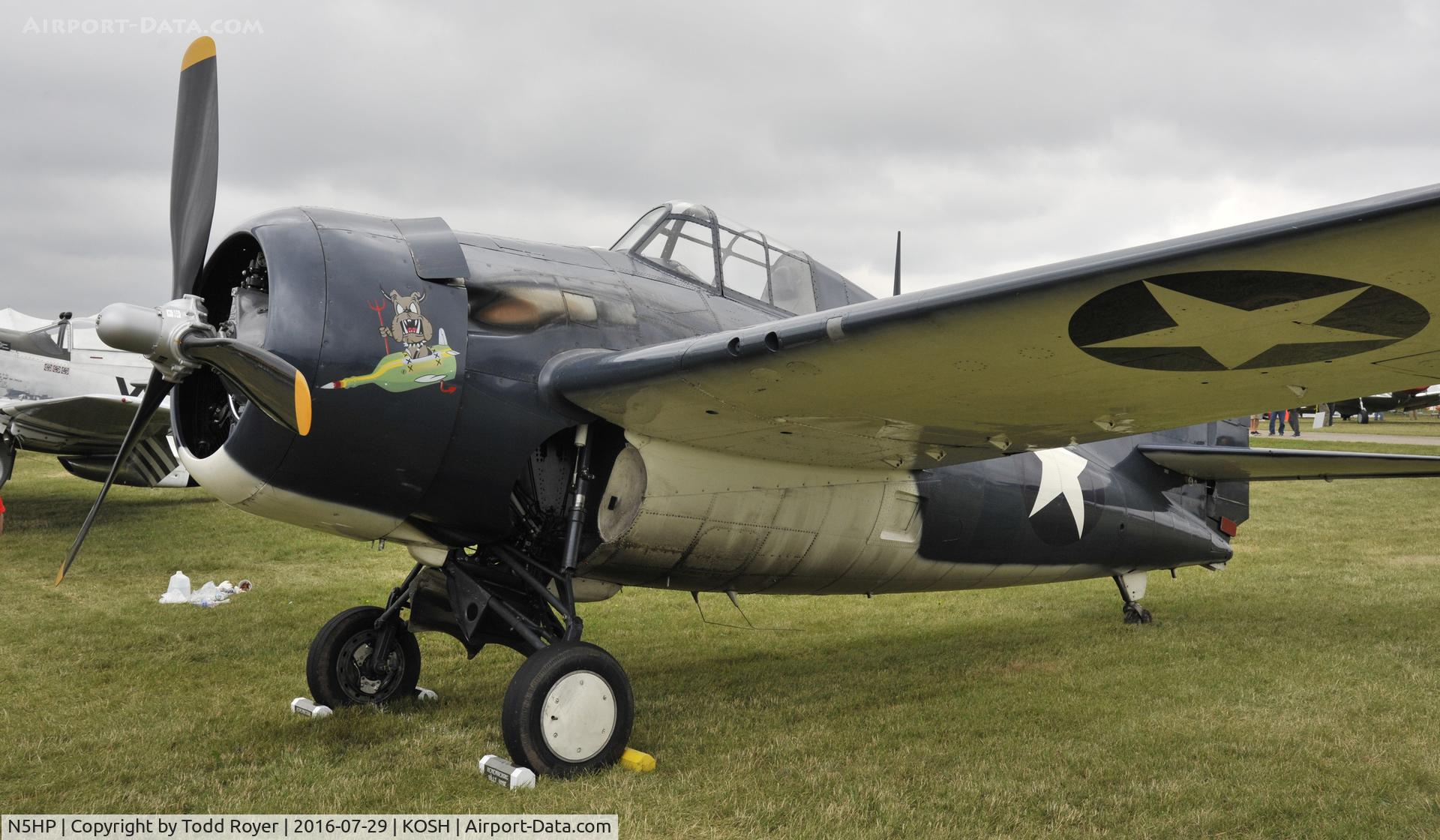 N5HP, 1945 General Motors (Grumman) FM-2 Wildcat C/N 5835, Airventure 2016