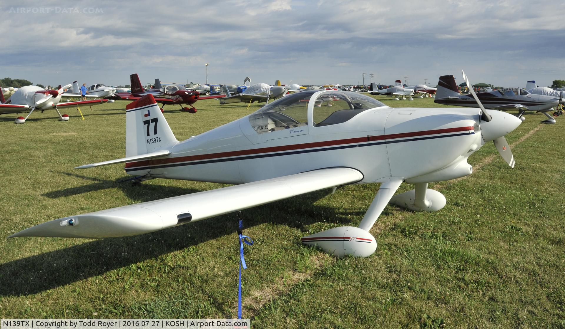N139TX, 1996 Vans RV-6 C/N 23139, Airventure 2016