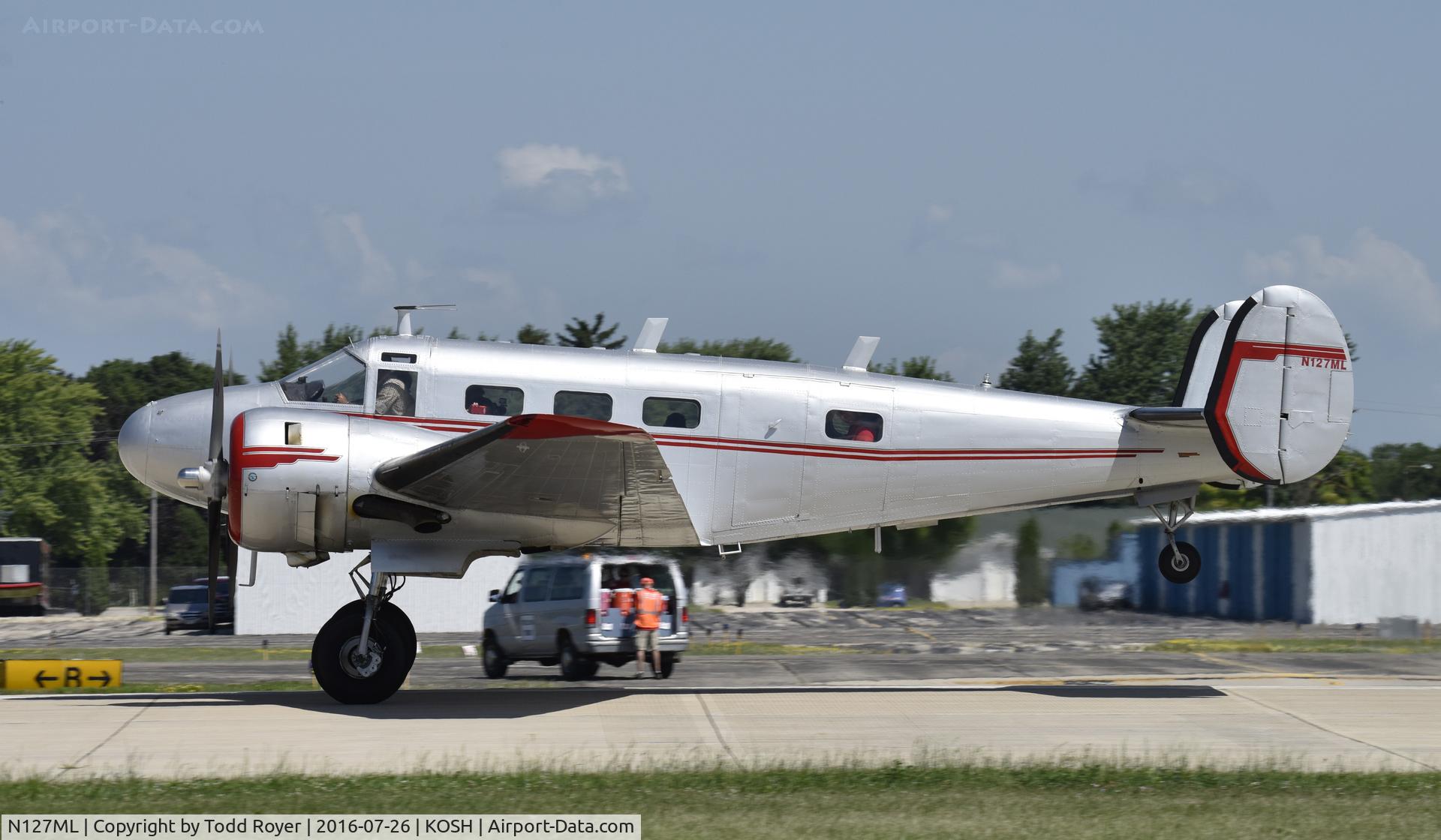 N127ML, 1946 Beech D18S C/N A-212, Airventure 2016