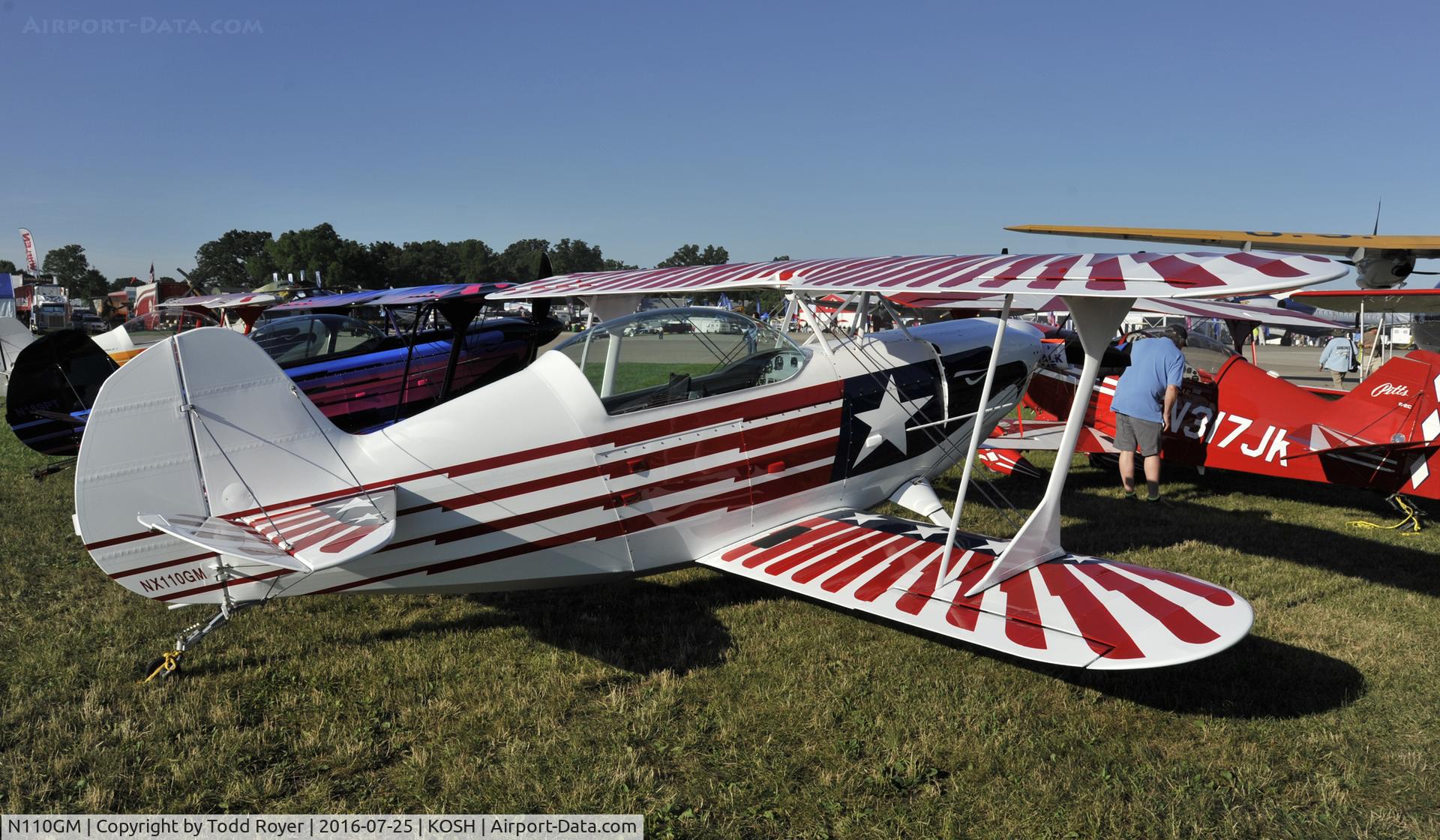 N110GM, 1984 Christen Eagle II C/N MCKENZIE 0001, Airventure 2016