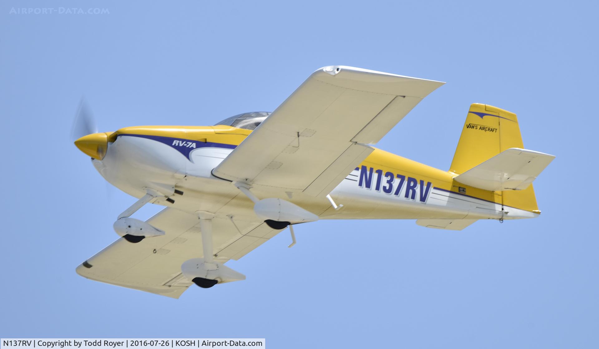 N137RV, 2001 Vans RV-7 C/N 1, Airventure 2016