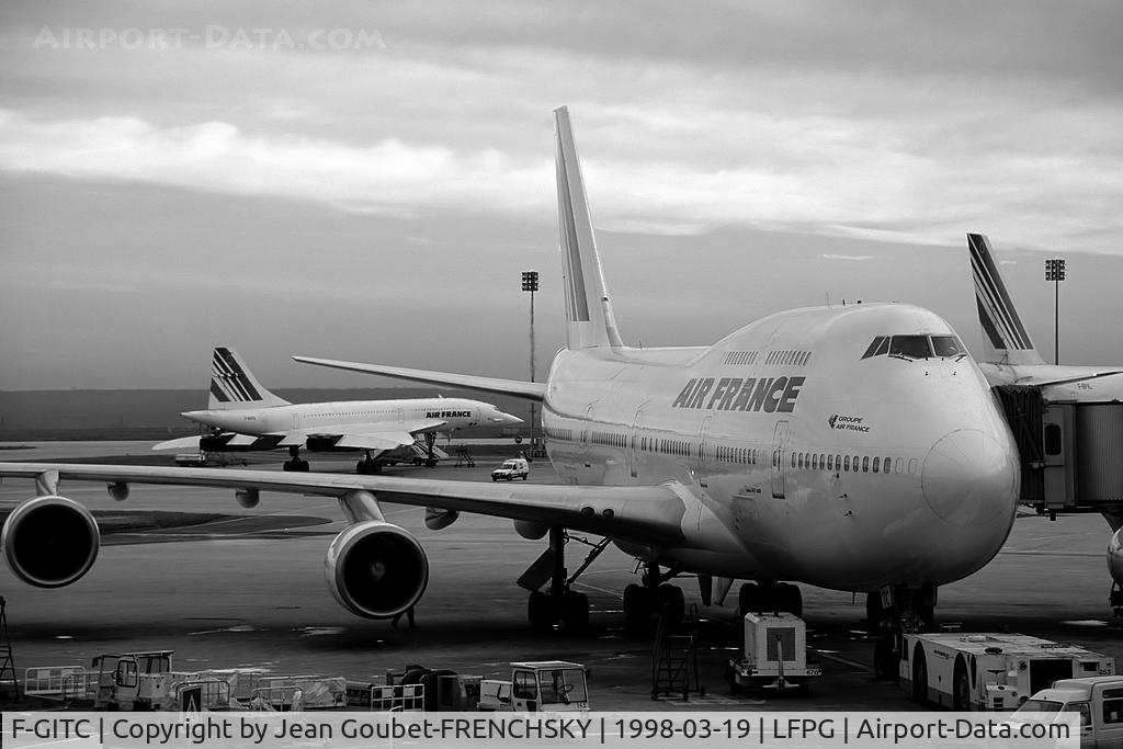F-GITC, 1991 Boeing 747-428 C/N 25344, Air France (b/u 2/11 Kemble EGBP Kemble)