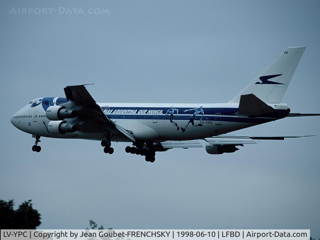 LV-YPC, 1980 Boeing 747-212B C/N 21938, 