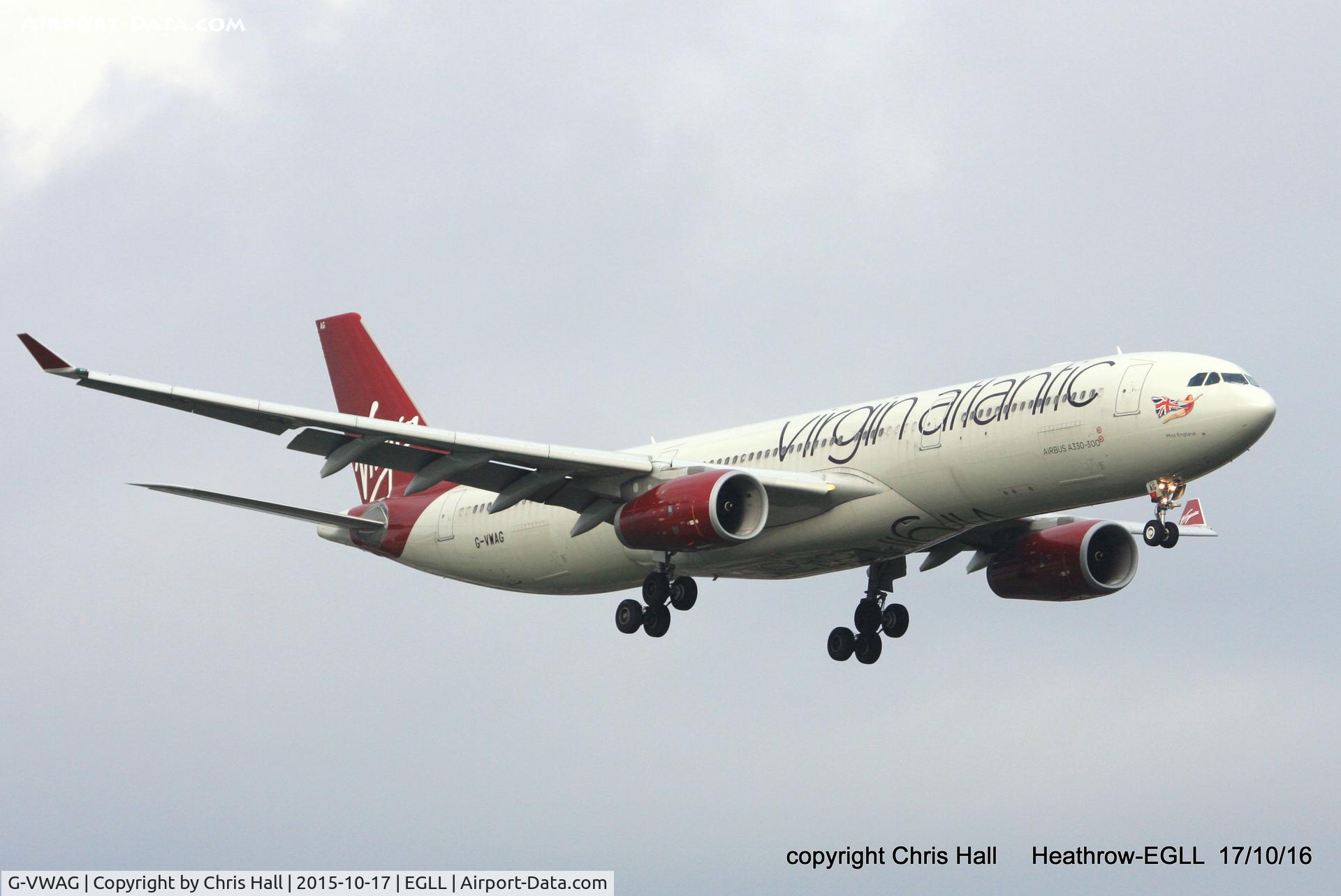 G-VWAG, 2012 Airbus A330-343X C/N 1341, Virgin Atlantic