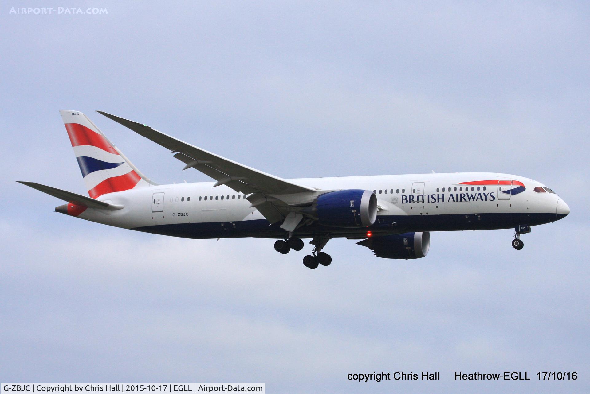 G-ZBJC, 2013 Boeing 787-8 Dreamliner C/N 38611, British Airways