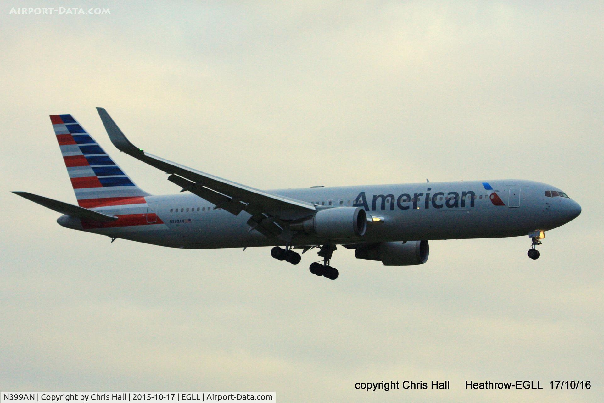 N399AN, 1999 Boeing 767-323/ER(BDSF) C/N 29606, American Airlines