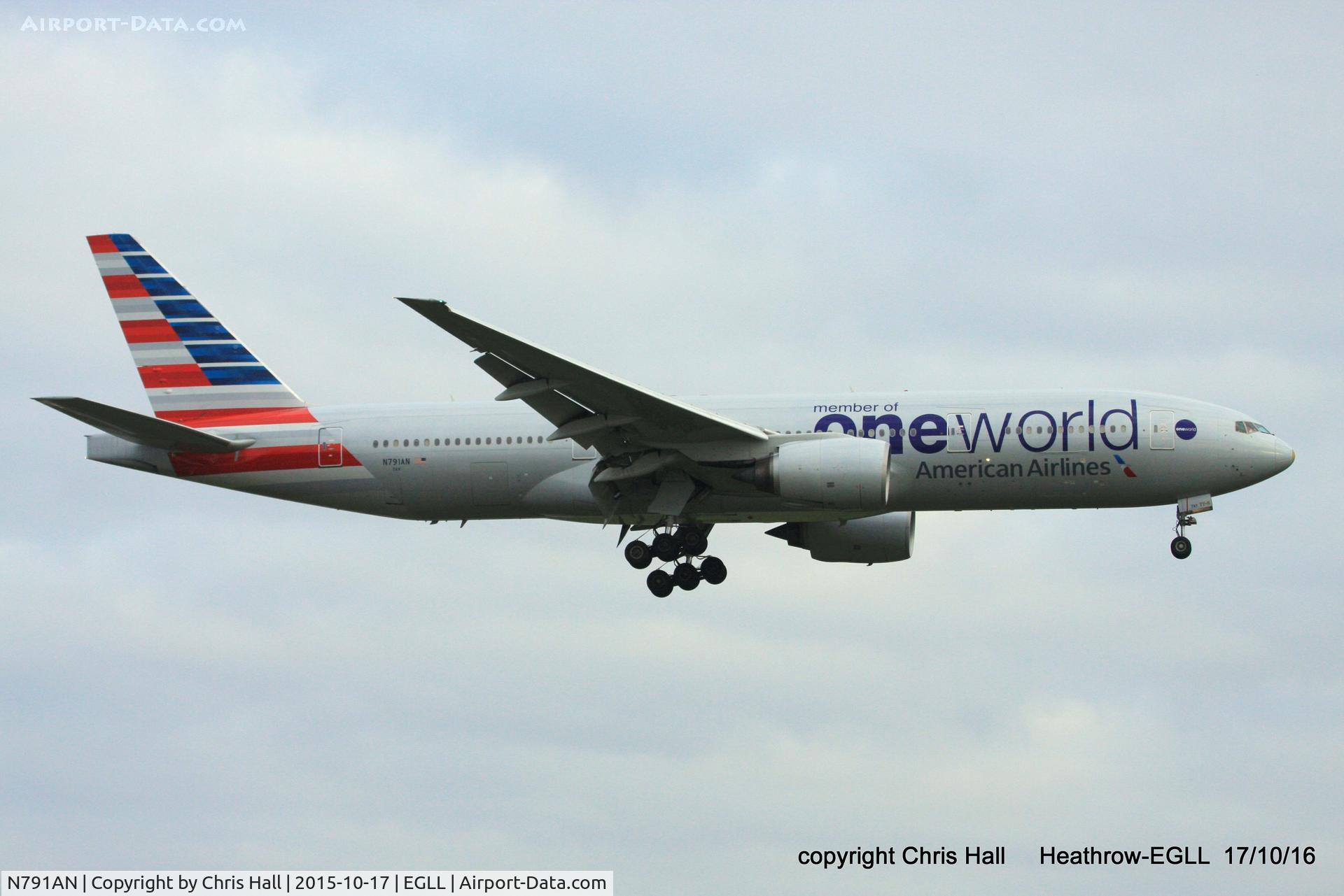 N791AN, 2000 Boeing 777-223/ER C/N 30254, American Airlines
