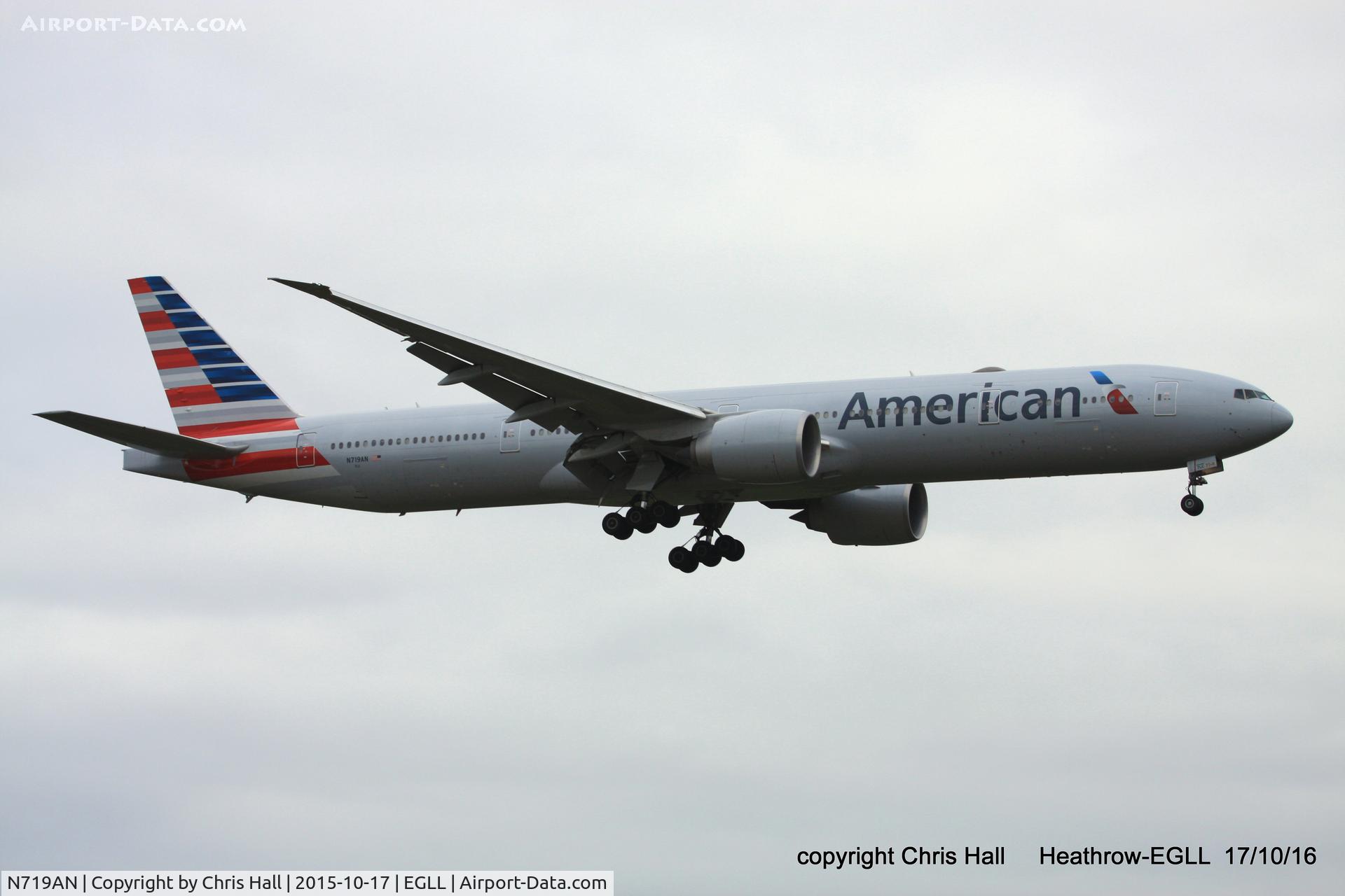 N719AN, 2013 Boeing 777-323/ER C/N 41668, American Airlines