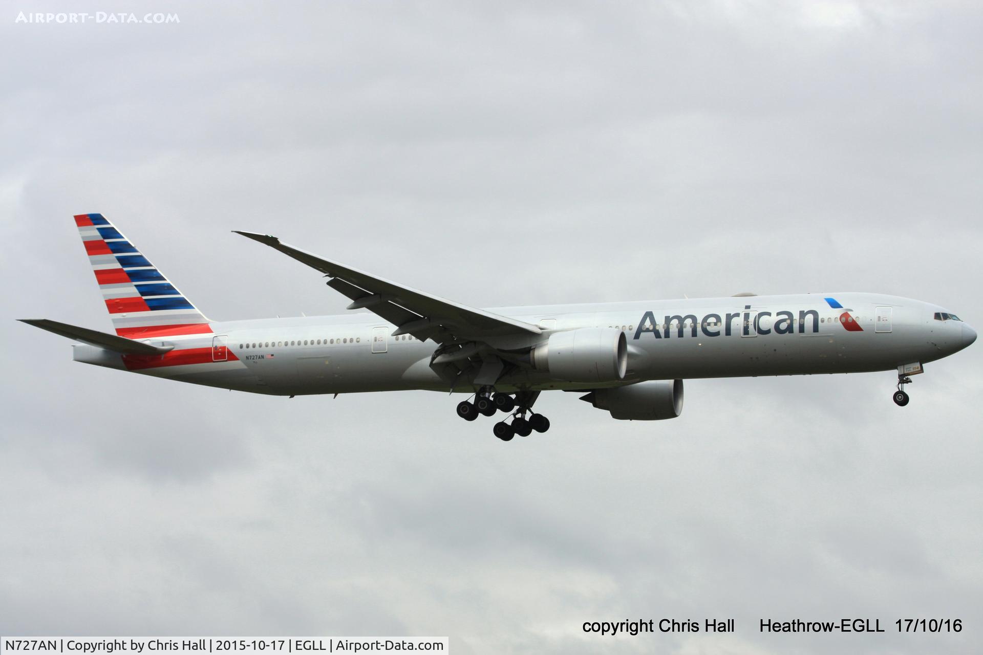 N727AN, 2014 Boeing 777-323/ER C/N 33541, American Airlines
