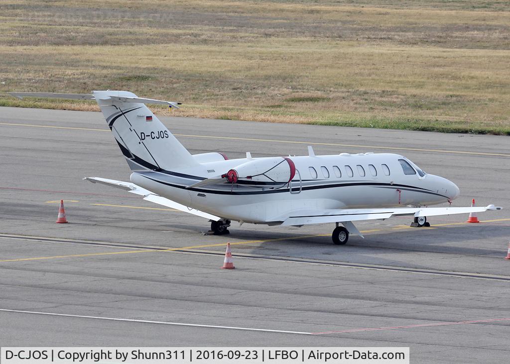 D-CJOS, 2011 Cessna 525B CitationJet CJ3 C/N 525B-0367, Parked at the General Aviation area...