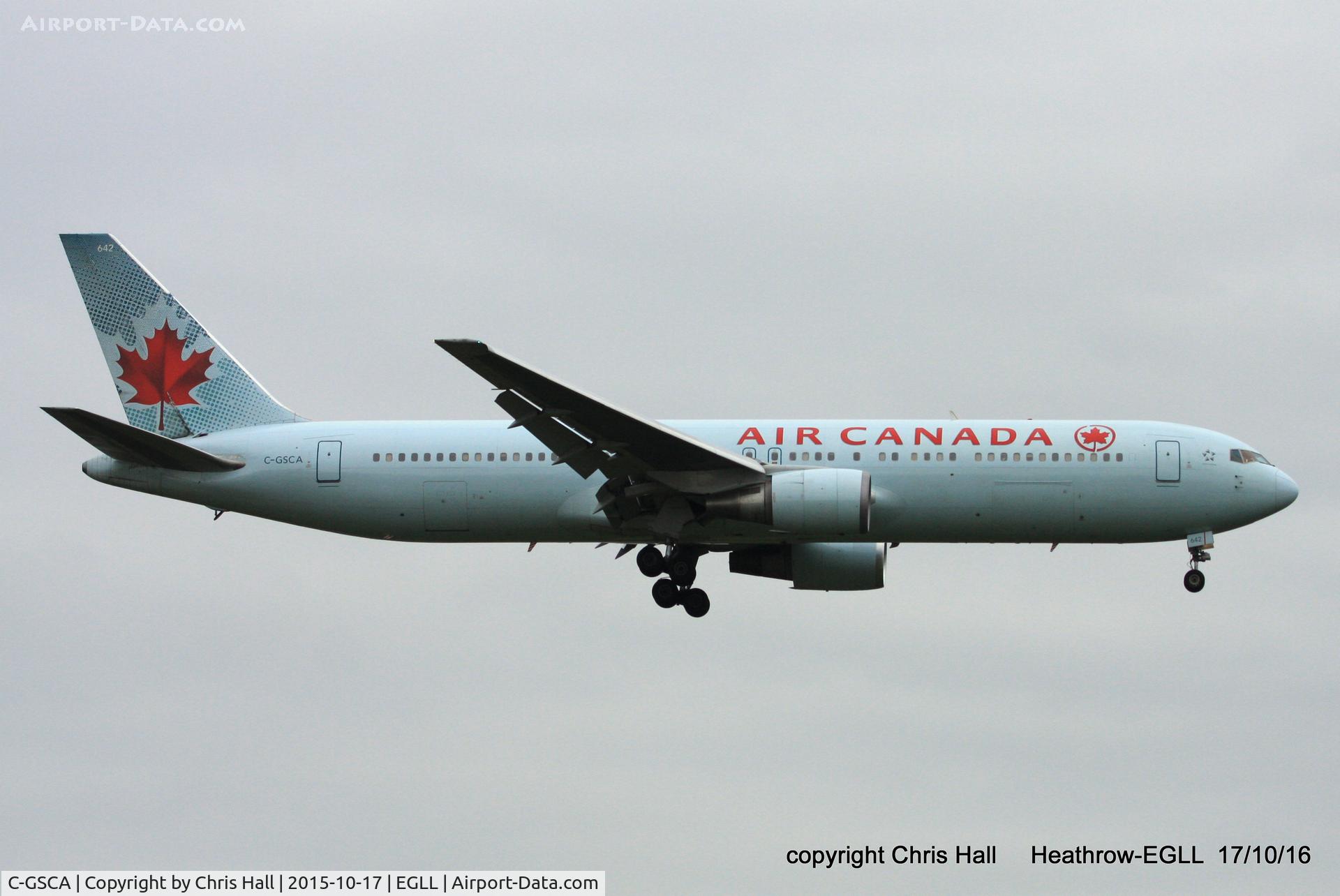 C-GSCA, 1991 Boeing 767-375/ER C/N 25121, Air Canada