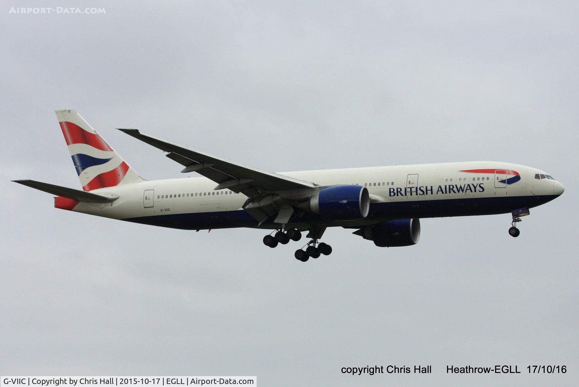 G-VIIC, 1997 Boeing 777-236 C/N 27485, British Airways