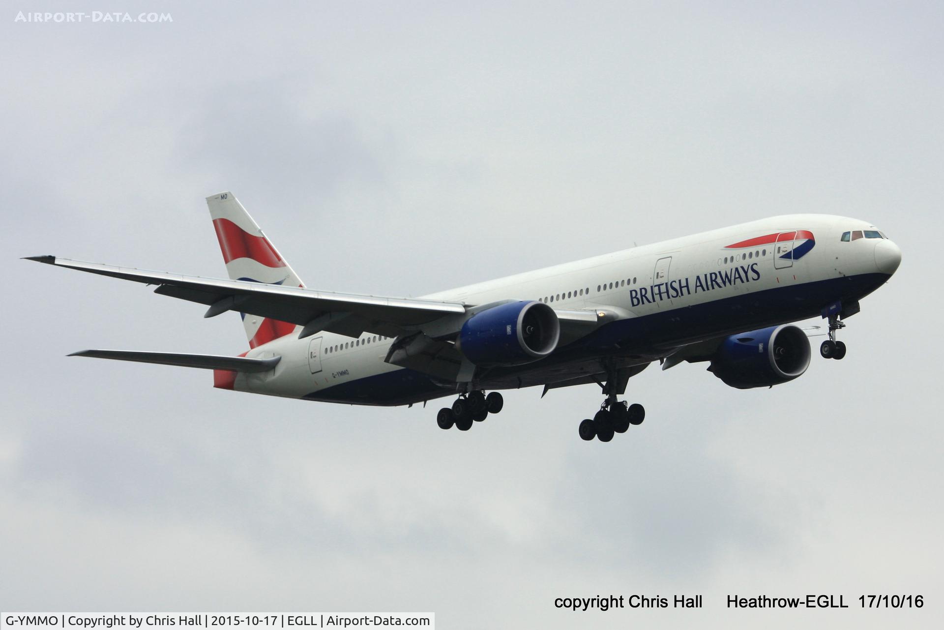 G-YMMO, 2001 Boeing 777-236 C/N 30317, British Airways
