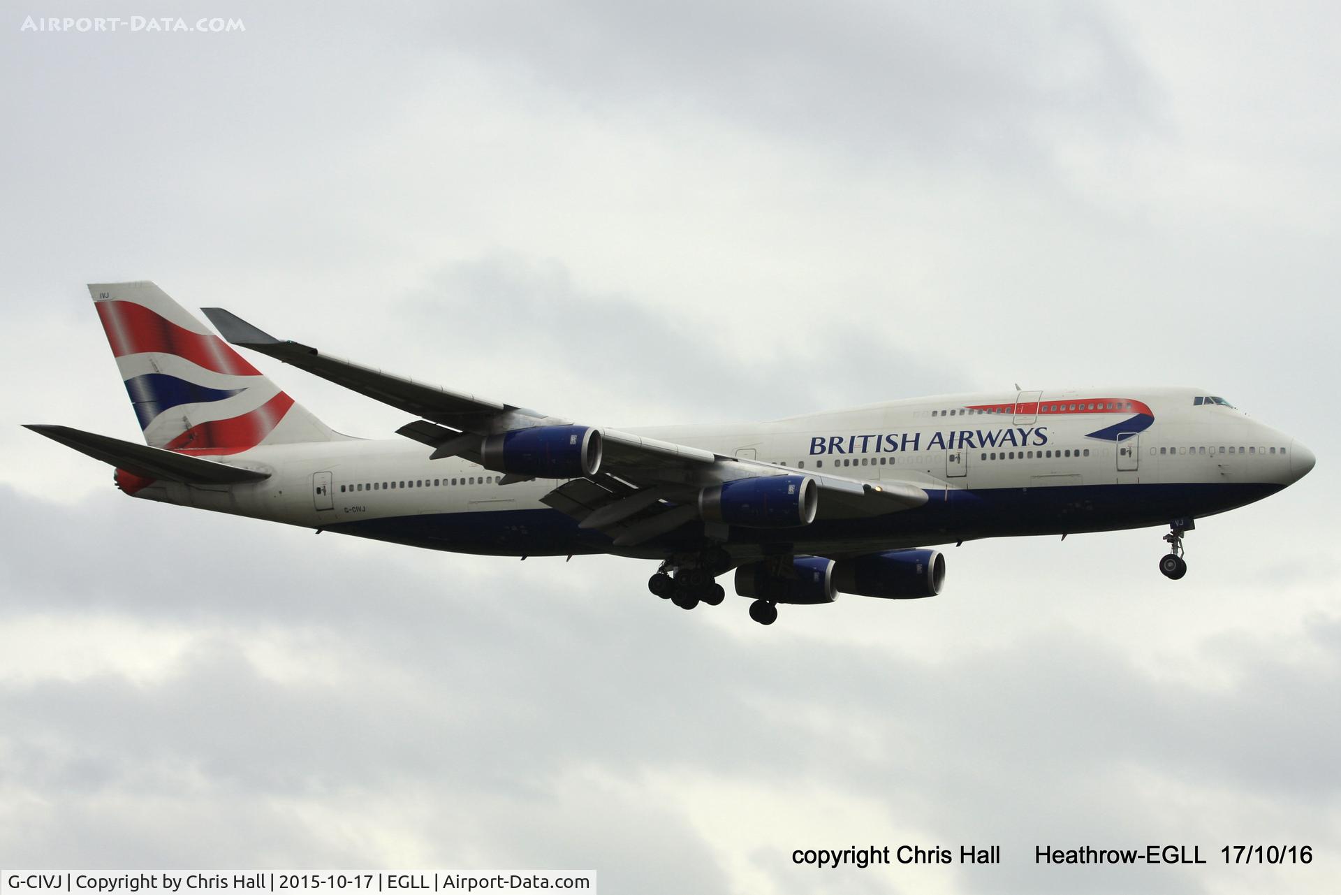 G-CIVJ, 1997 Boeing 747-436 C/N 25817, British Airways